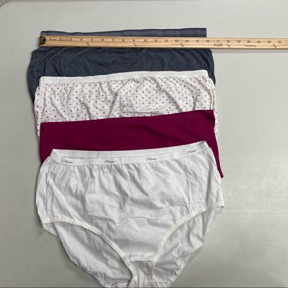 New Underwear Women’s Size 10, 3 Fruit of Loom 1 Hanes New Without Tags Painties - Picture 3 of 6
